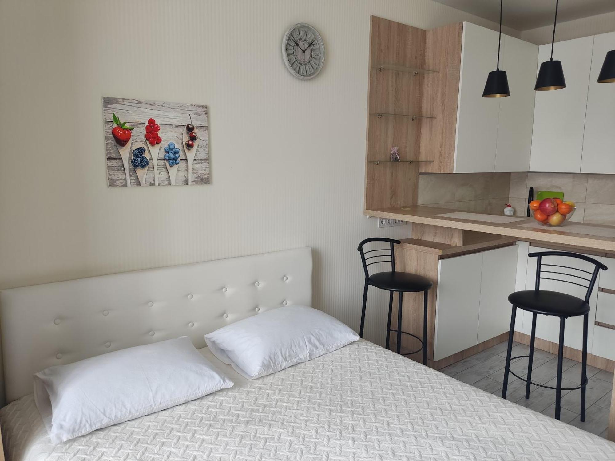 Apartment Kiev Studio With City View Dış mekan fotoğraf